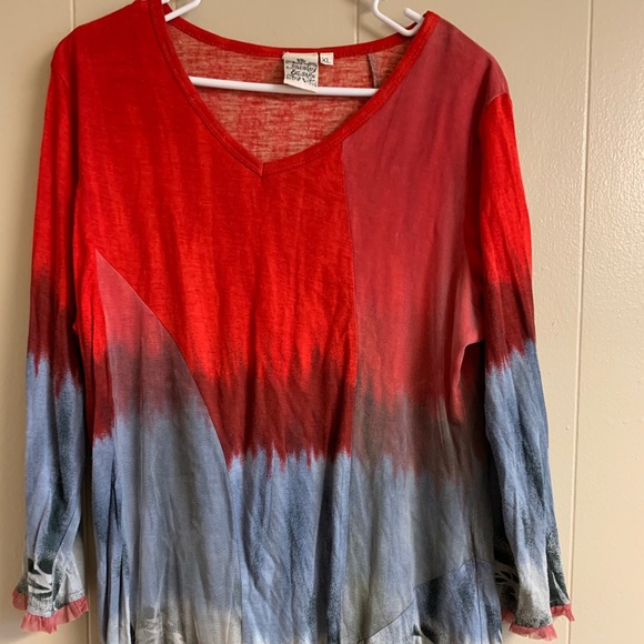 Knit Asymmetrical Top - Picture 1 of 4